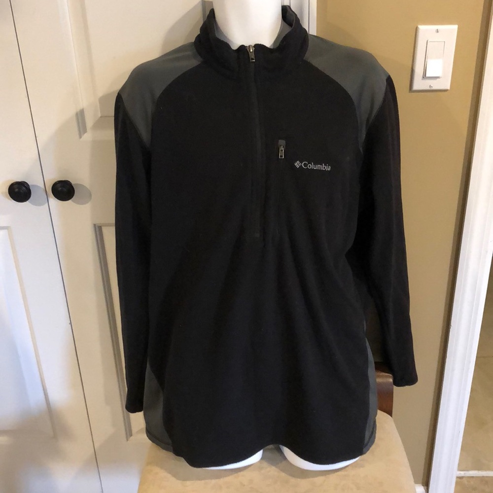 Used XL Fleece Quarterzip Columbia - Picture 1 of 5